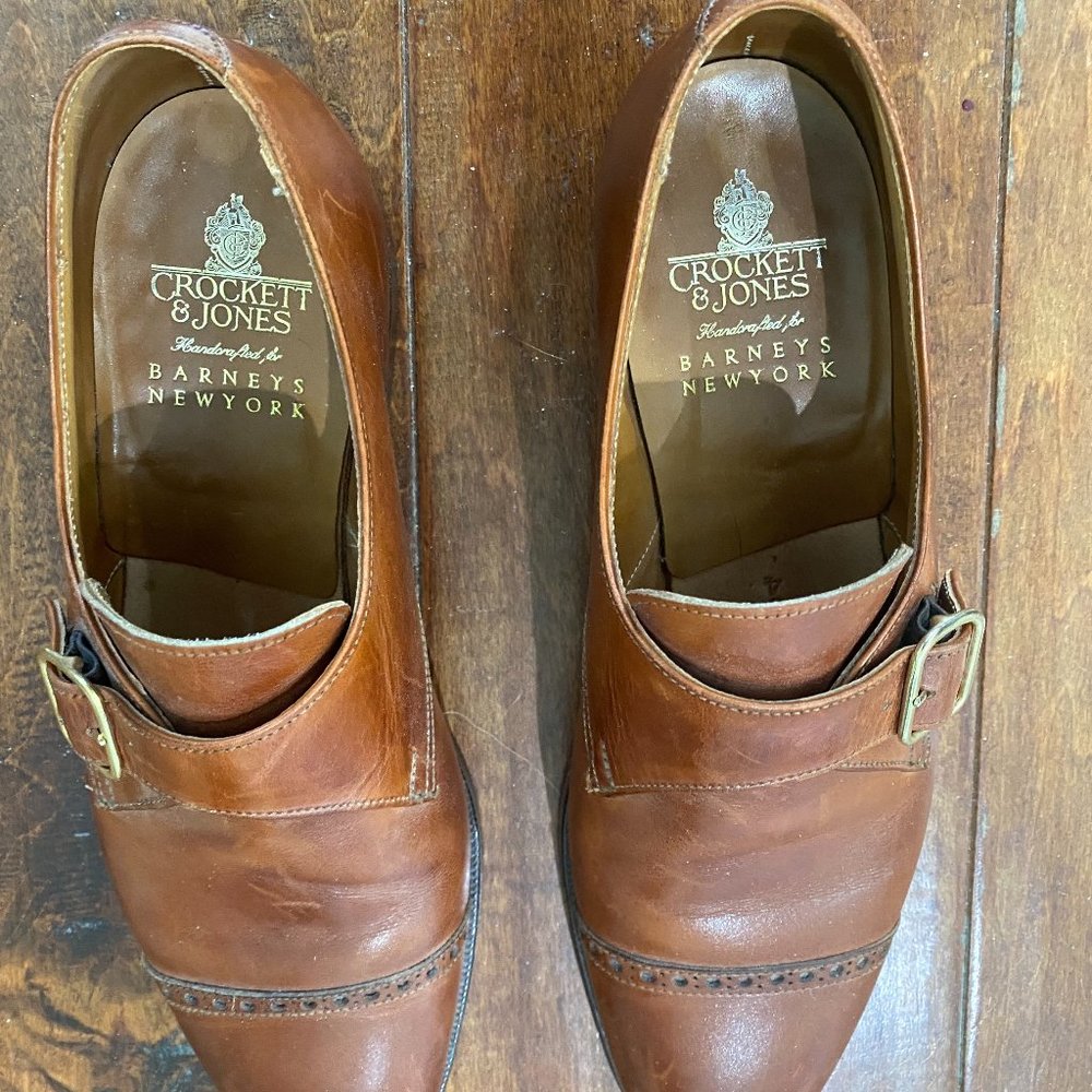 Crockett & Jones monk strap shoes